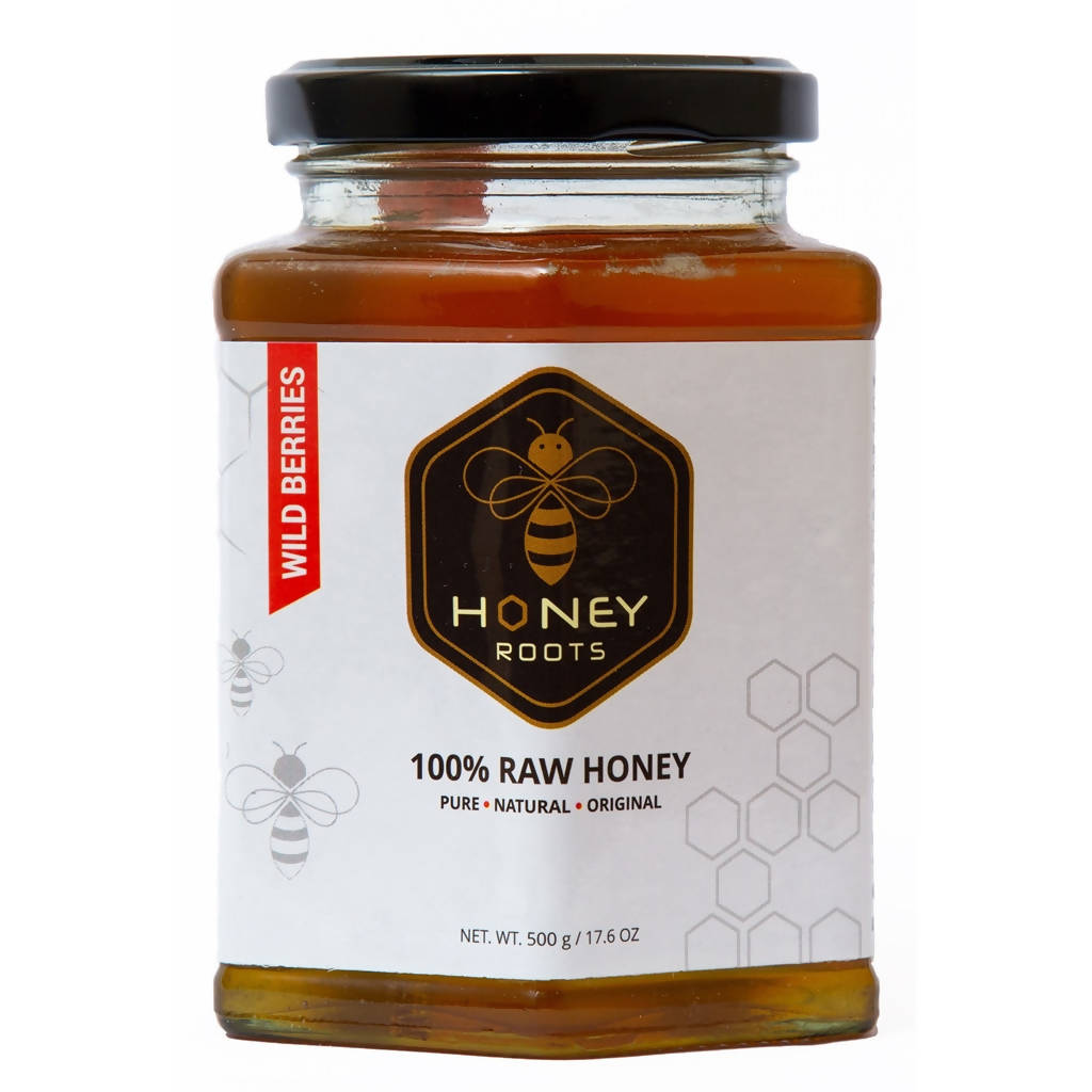 Honey Roots Wild Berries Raw Honey - Distacart