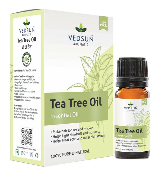 Vedsun Naturals Tea Tree Oil Pure & Organic for Skin - Distacart