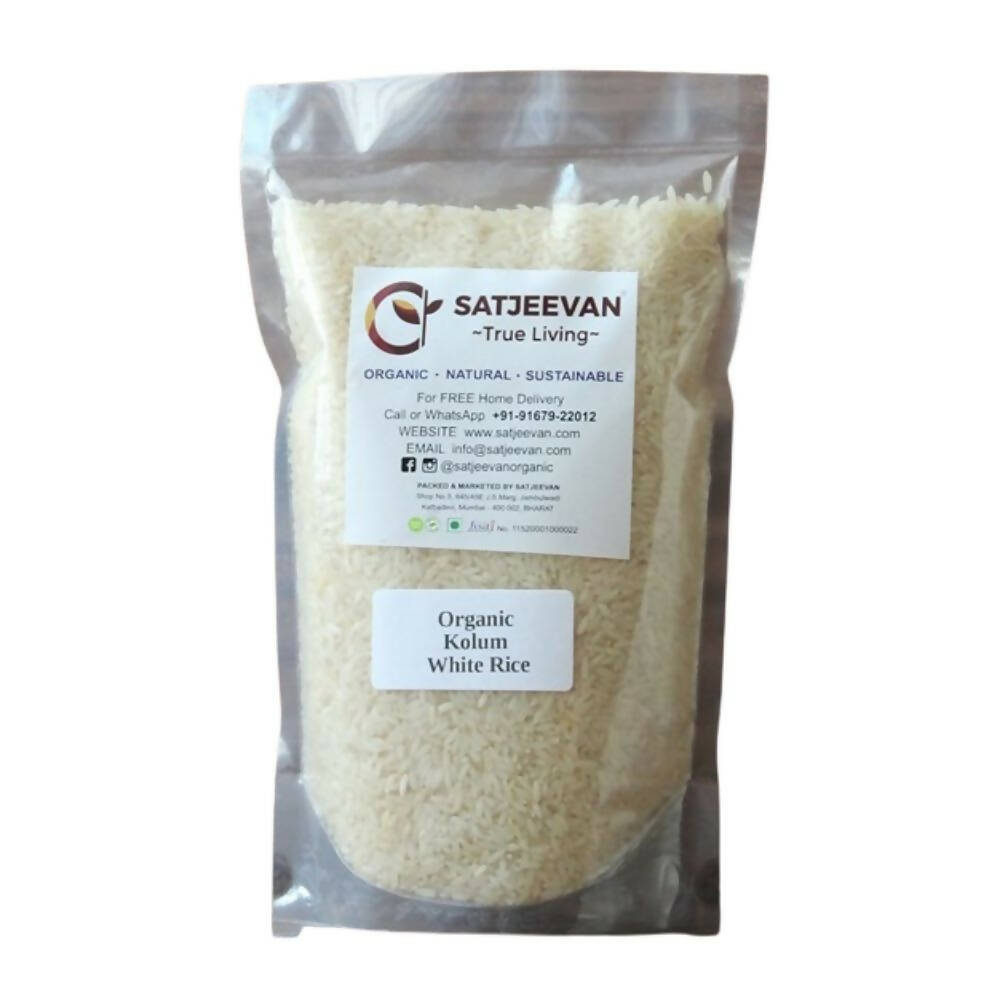 Satjeevan Organic Kolum White Rice - Distacart