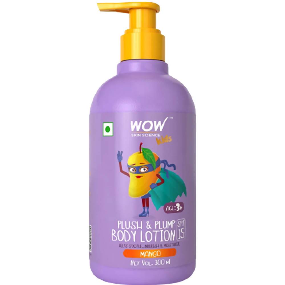 Wow Skin Science Kids Plush & Plump Body Lotion - Mango - Distacart