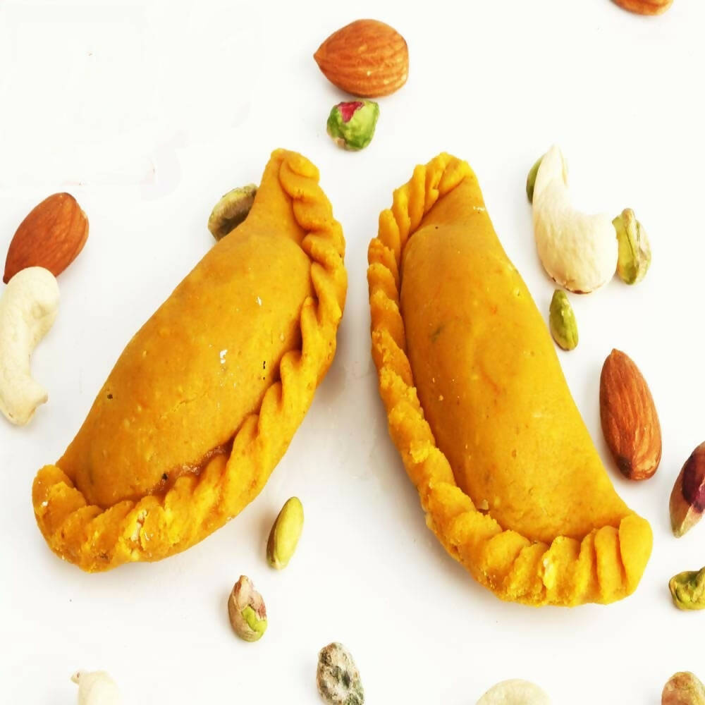 Ghasitaram Mawa Kesar Gujiya - Distacart