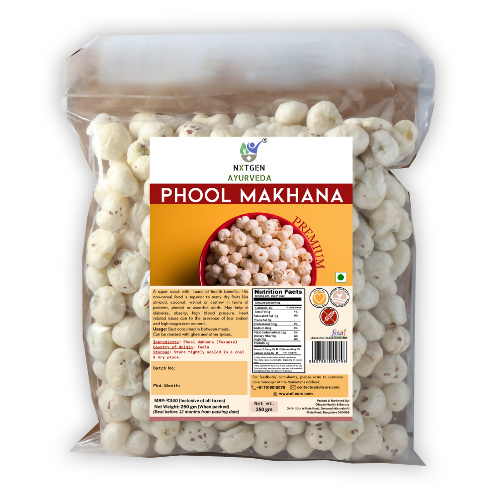 Nxtgen Ayurveda Premium Phool Makhana - Distacart