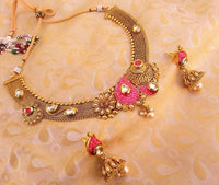 Thumbnail for Multicolor Antique Stylish Necklace Set