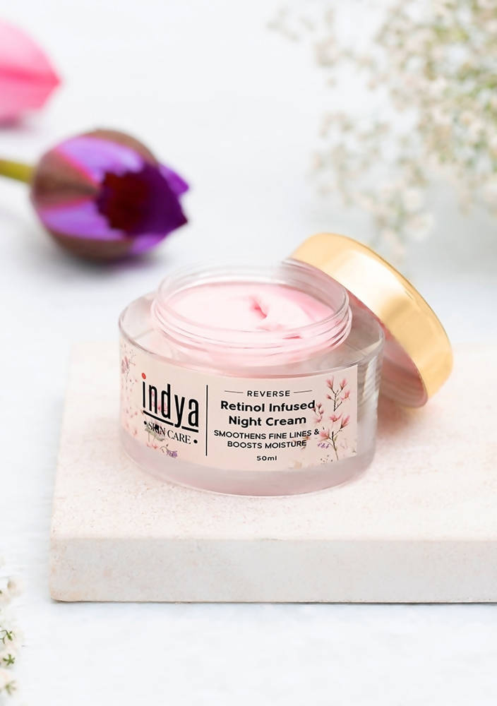 Indya Retinol Infused Night Cream - Distacart
