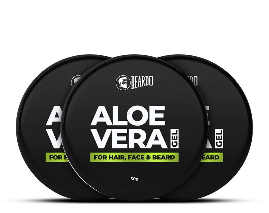 Beardo Aloe Vera Gel For Hair, Face & Beard - Distacart