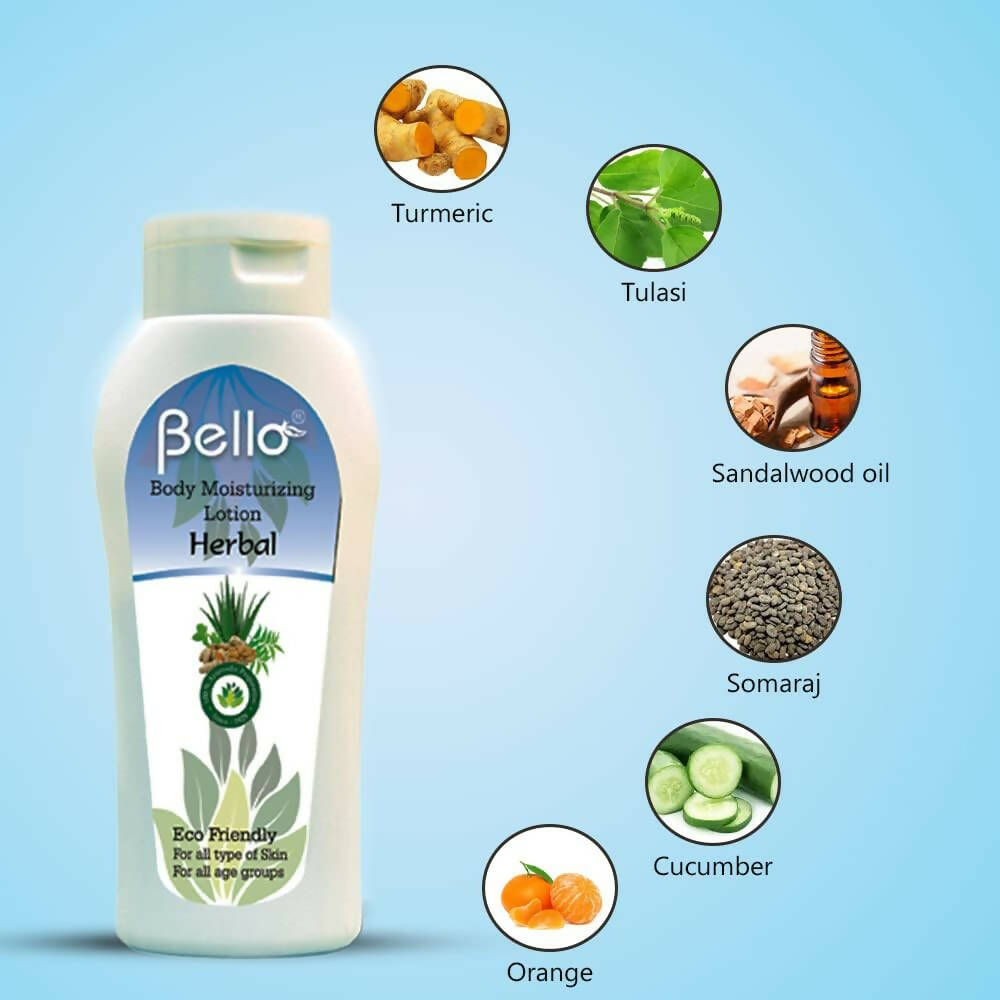 Bello Herbals Body Moisturizing Lotion Herbal & Natural - Distacart