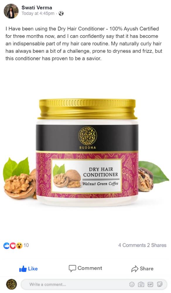 Buddha Natural Dry Hair Conditioner - Distacart