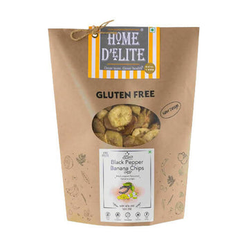 Home D'elite Black Pepper Banana Chips (Round) - Distacart