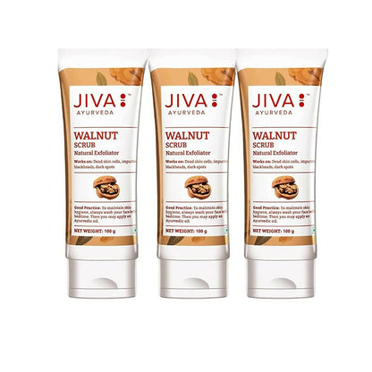 Jiva Ayurveda Walnut Scrub - Distacart