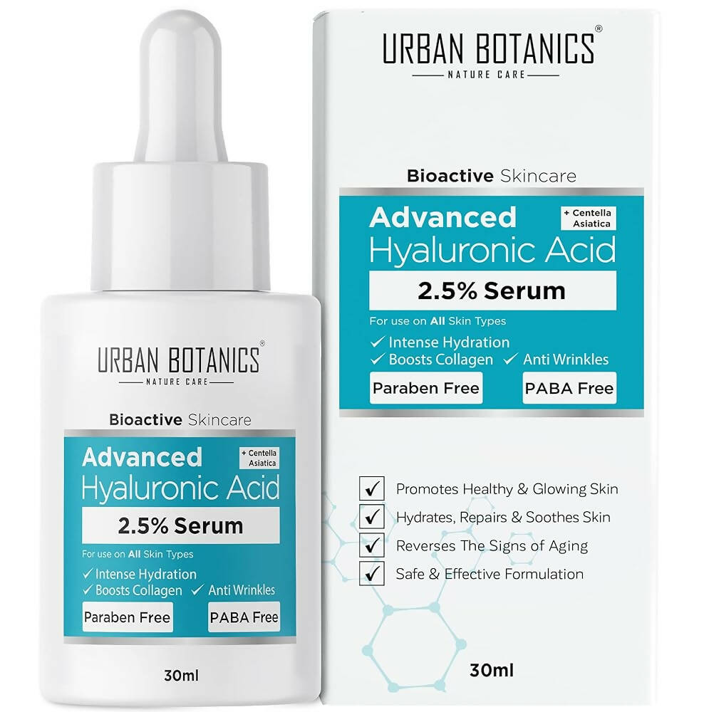 Urban Botanics Advanced 2.5% Hyaluronic Acid Serum - Distacart