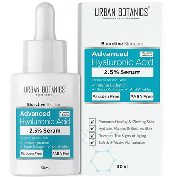 Urban Botanics Advanced 2.5% Hyaluronic Acid Serum - Distacart