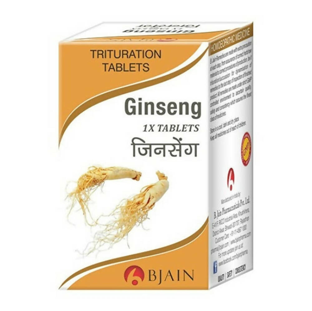 Bjain Homeopathy Ginseng Tablets - Distacart