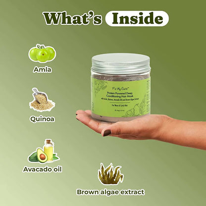Fix My Curls Protein Powered Deep Conditioning Mask - Distacart