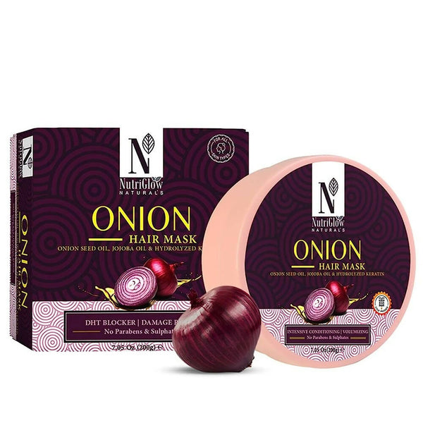 NutriGlow NATURAL'S Onion Hair Mask - Distacart