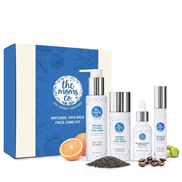 The Moms Co Natural Vita Rich Face Care Regime Kit