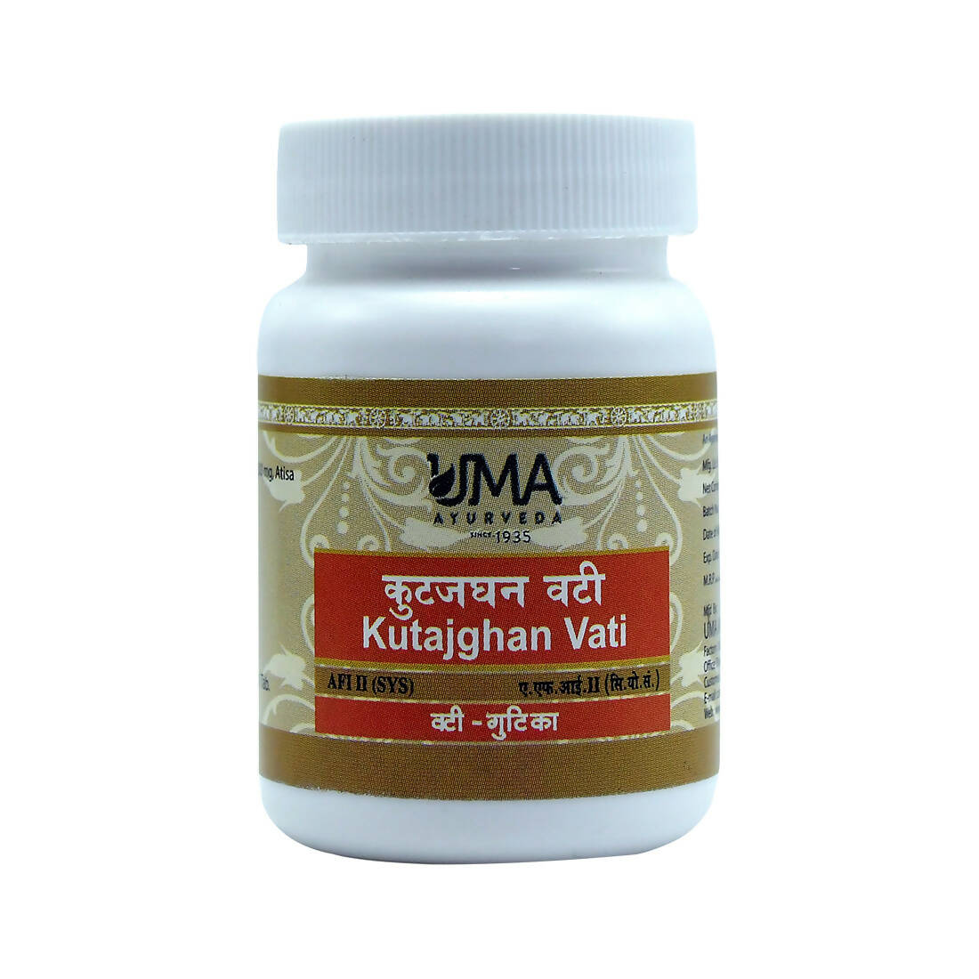Uma Ayurveda Kutajghan Vati Tablets - Distacart