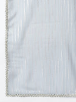 Thumbnail for Janasya Grey Flared Sleeves Gotta Patti Georgette Anarkali Kurta - Distacart