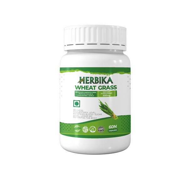 Herbika Wheat Grass Capsules - Distacart