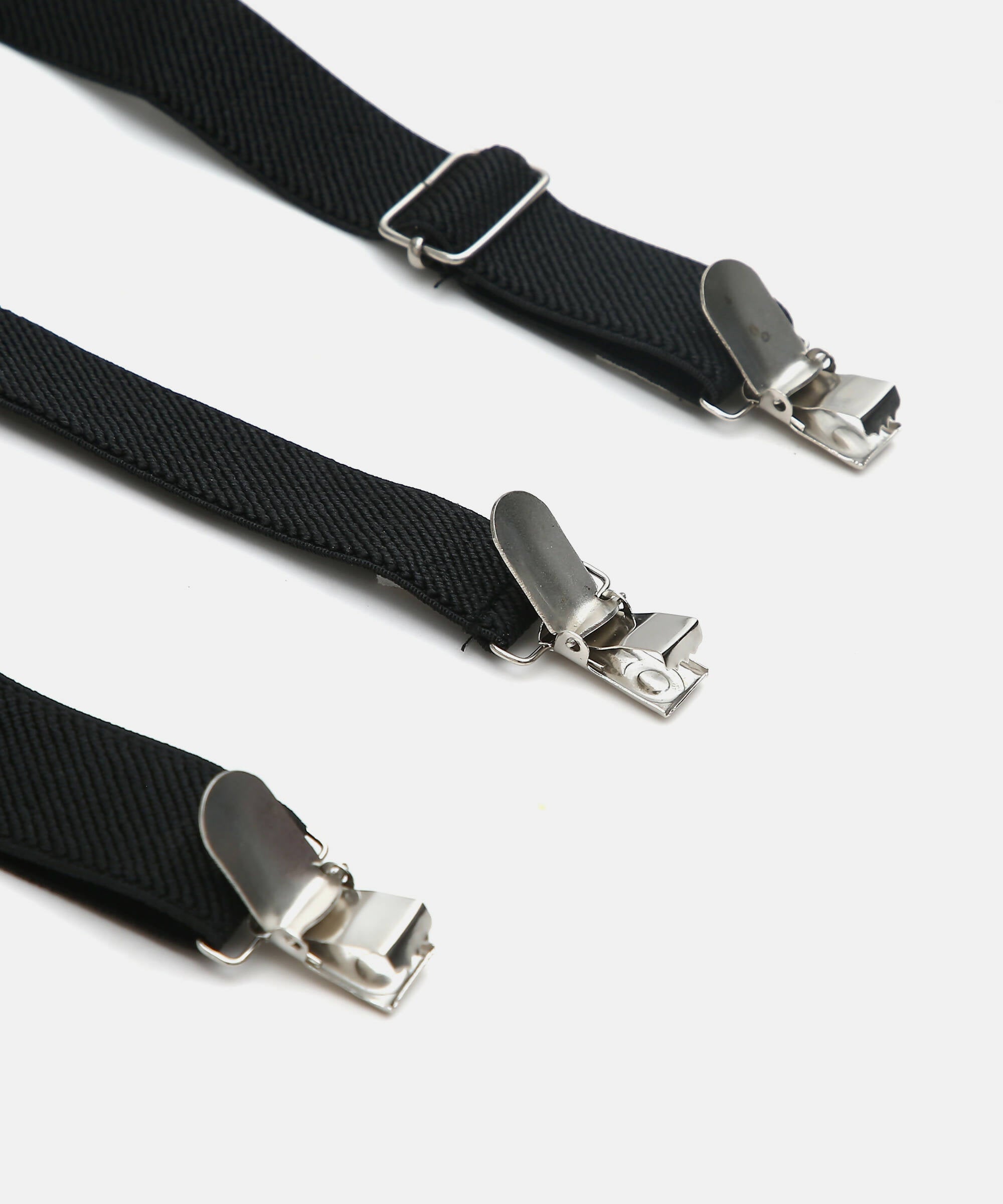 Manet Boys Solid Suspenders - Black - Distacart