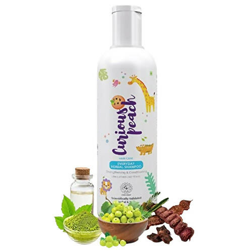 Curious Peach Everyday Herbal Shampoo - Distacart