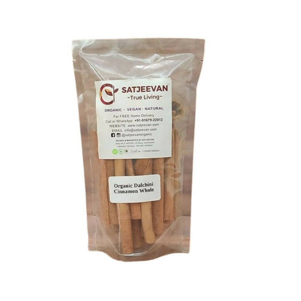 Satjeevan Organic Dalchini Cinnamon Whole - Distacart