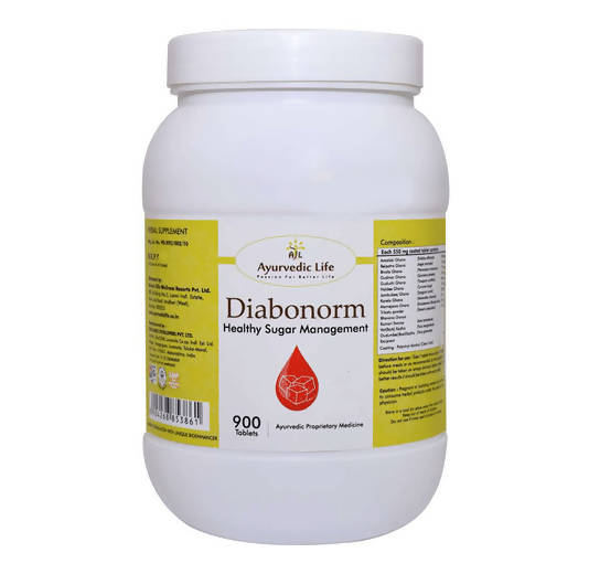Ayurvedic Life Diabonorm Healthy Sugar Management Tablets - Distacart