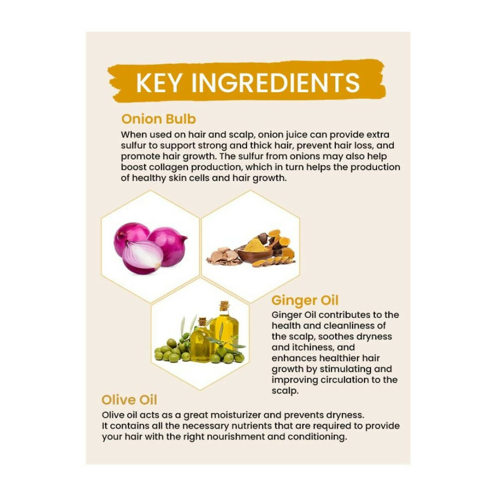 Oshea Herbals Onion & Ginger Hair Oil - Distacart