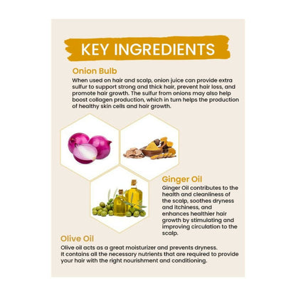 Oshea Herbals Onion & Ginger Hair Oil - Distacart