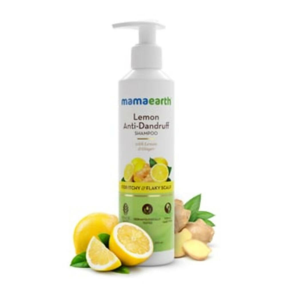 Mamaearth Lemon Anti-Dandruff Shampoo For Itchy & Flaky Scalp - Distacart
