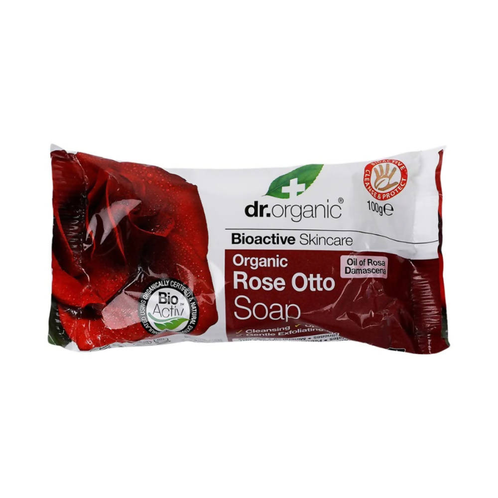 Dr.Organic Rose Otto Soap - Distacart