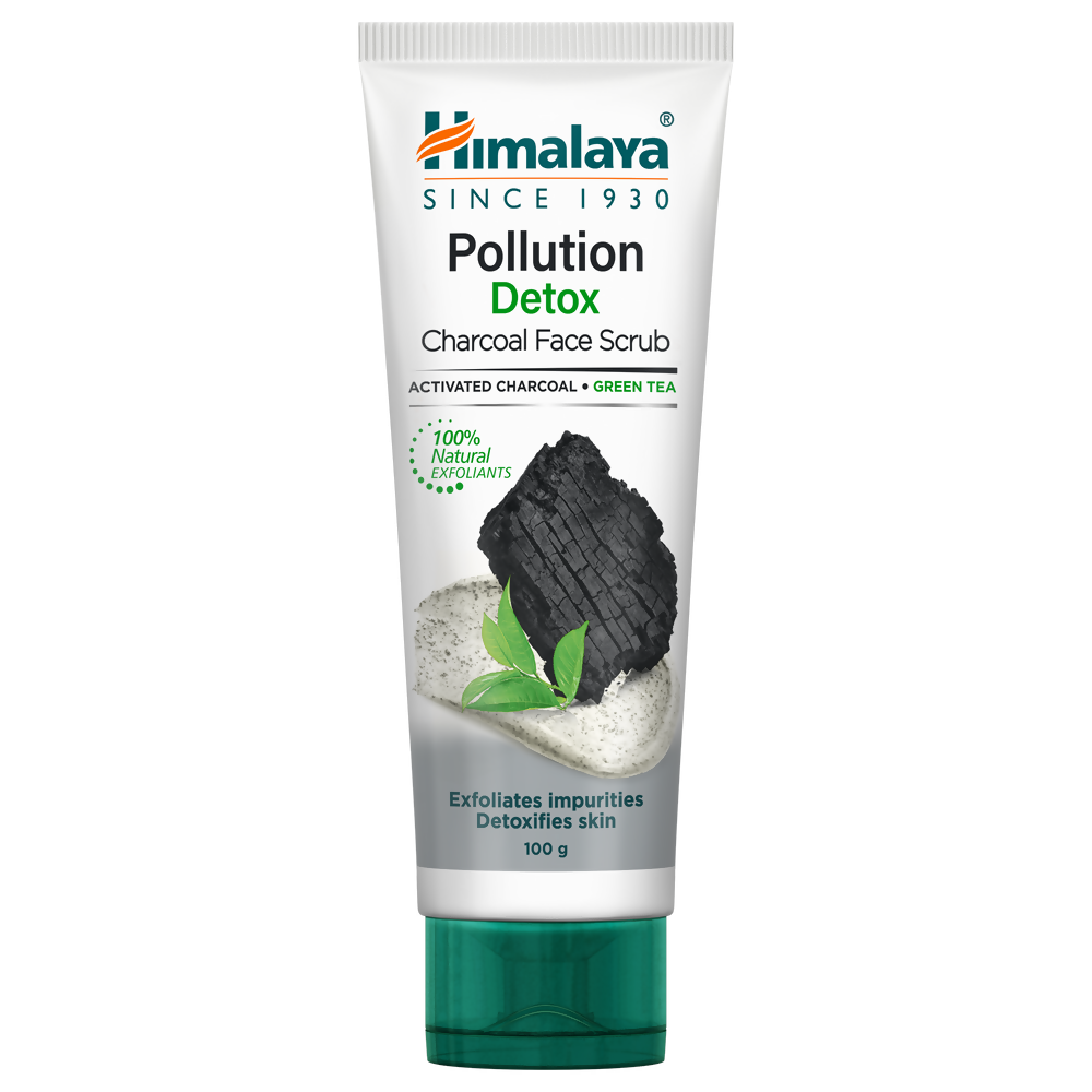 Himalaya Herbals Pollution Detox Charcoal Face Scrub - Distacart