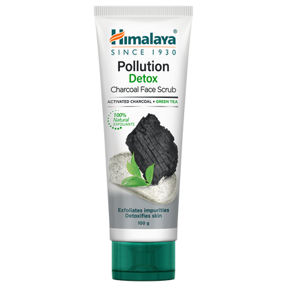 Himalaya Herbals Pollution Detox Charcoal Face Scrub - Distacart
