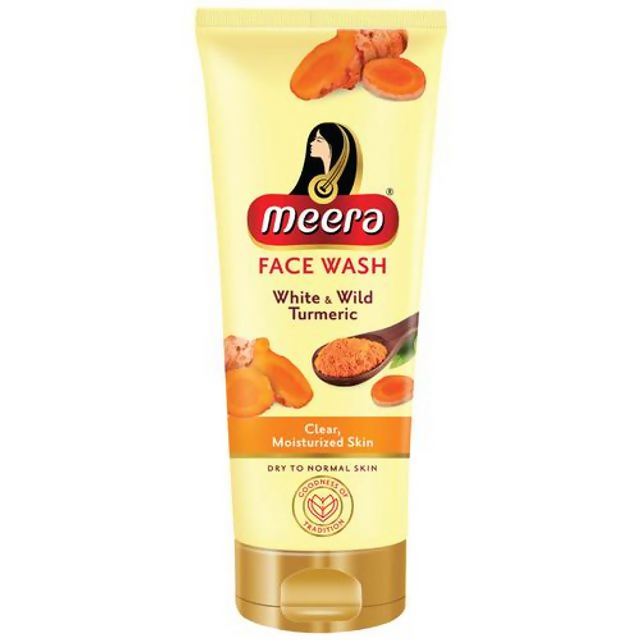 Meera White & Wild Turmeric Face Wash For Dry To Normal Skin - Distacart