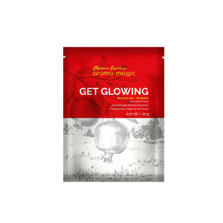 Blossom Kochhar Aroma Magic Get Glowing Face Sheet Mask - Distacart