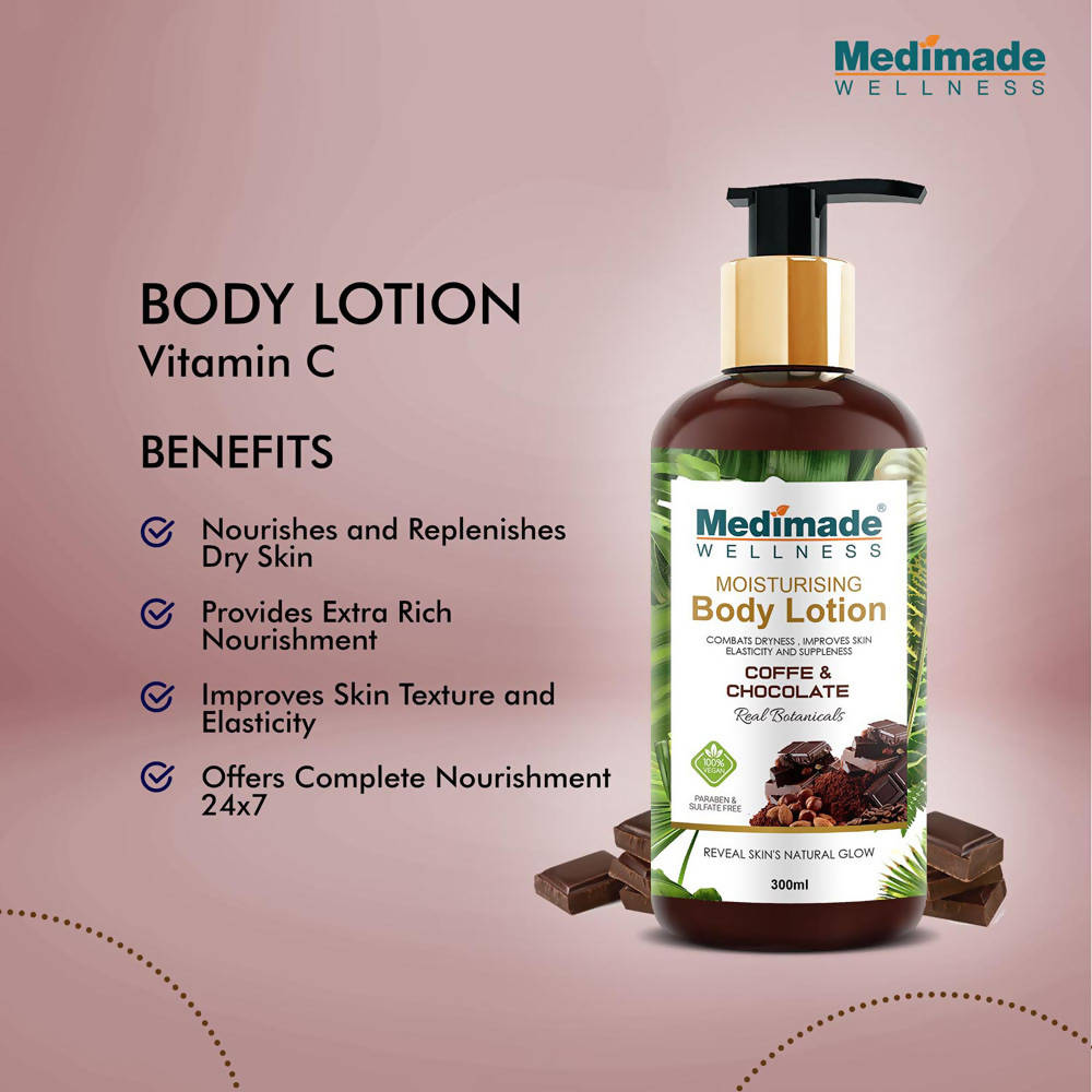 Medimade Wellness Coffee and Chocolate Moisturising Body Lotion - Distacart