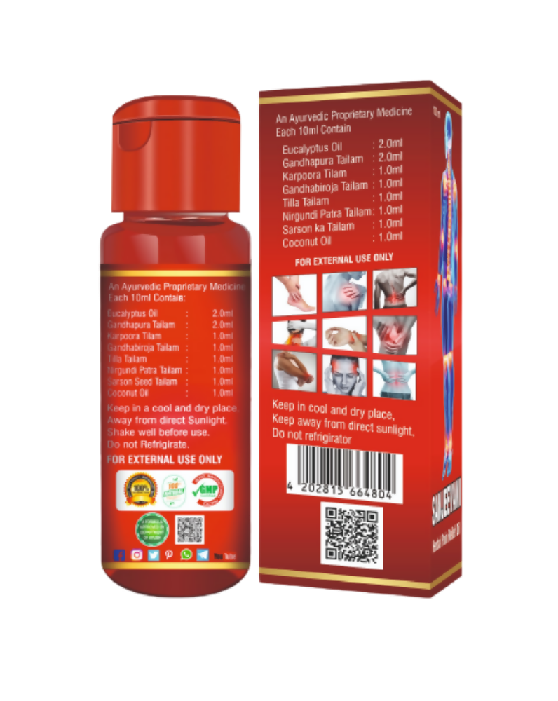 Naveda Herbal Sanjeevani Pain Relief Oil - Distacart
