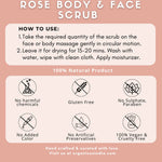 Thumbnail for Organicos Rose Face & Body Scrub - Distacart