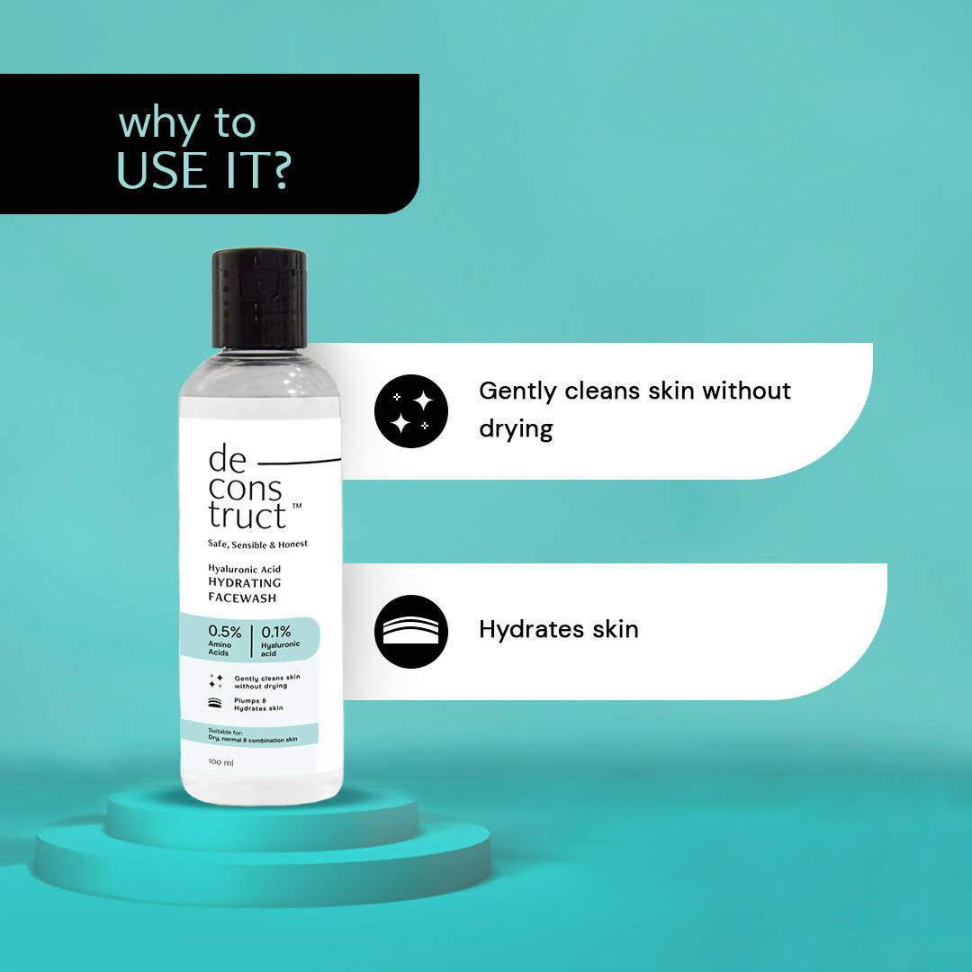 Deconstruct Hyaluronic Acid Hydrating Face Wash - Distacart