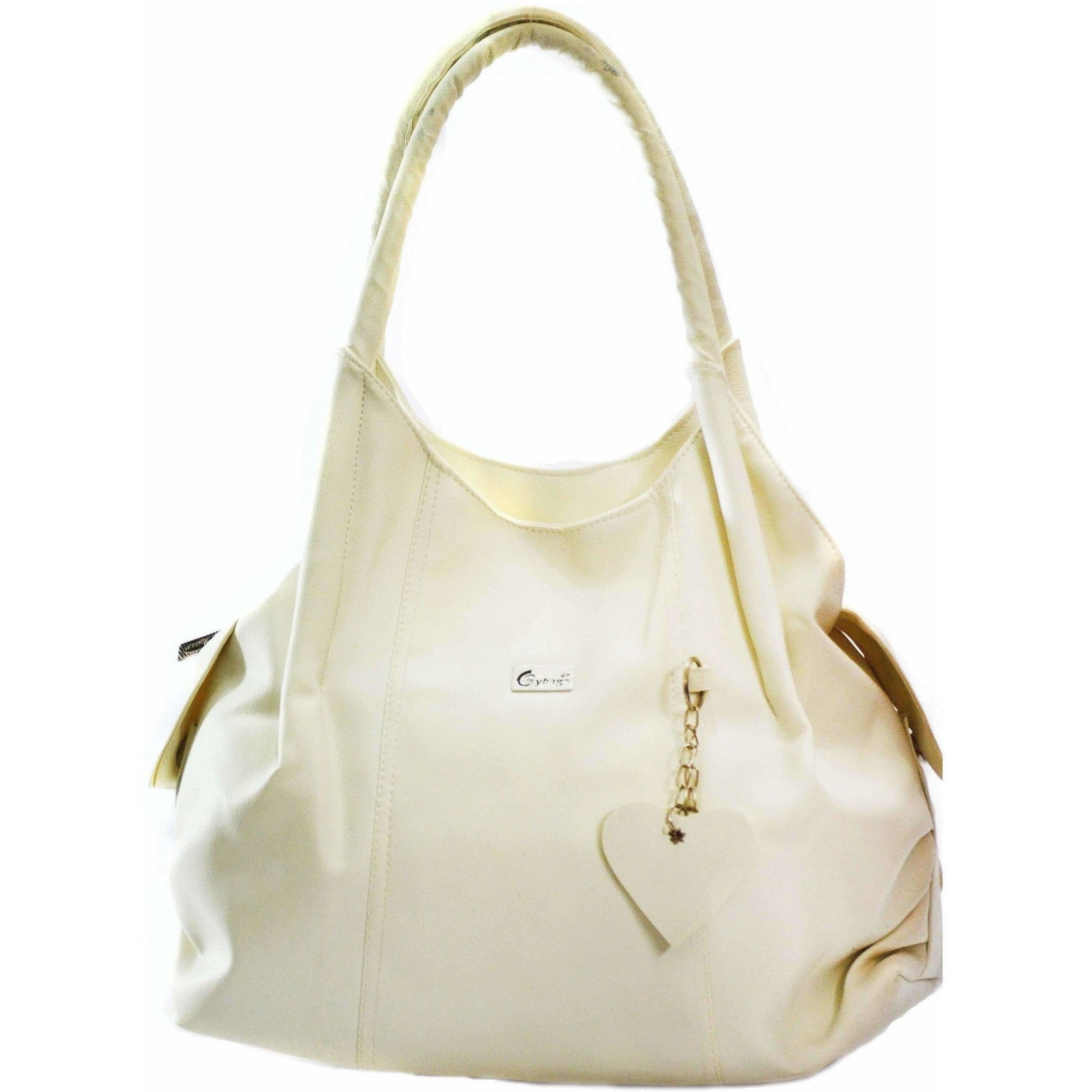 Half White Hand-Held Bag  - Distacart