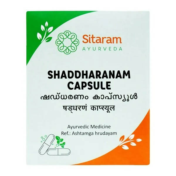 Sitaram Ayurveda Shaddaranam Capsules - Distacart