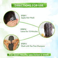 Thumbnail for Mamaearth Tea Tree Hair Mask For Dandruff & Itchy Scalp - Distacart