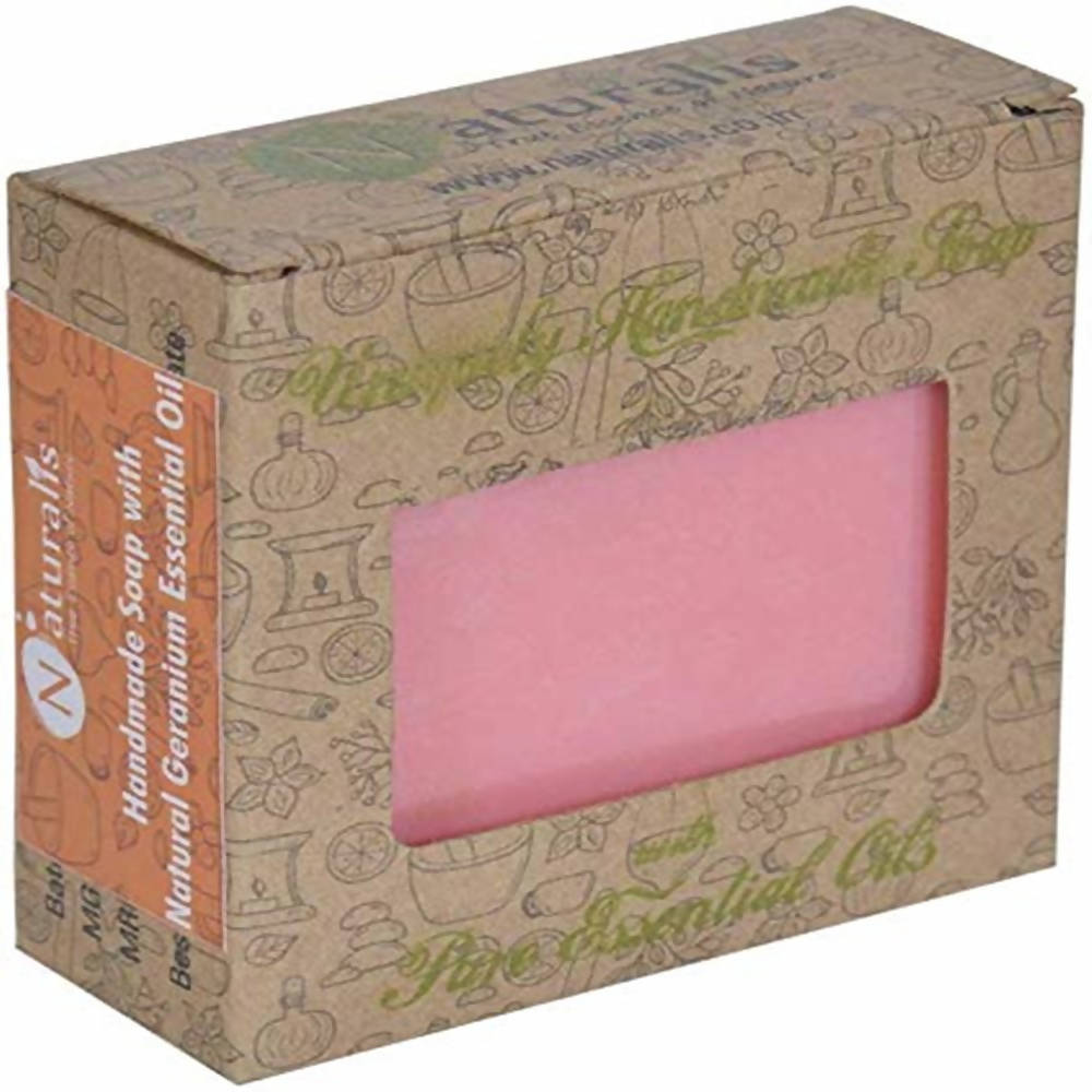 Naturalis Essence Of Nature Handmade Soap With Natural Geranium Essential Oil - Distacart