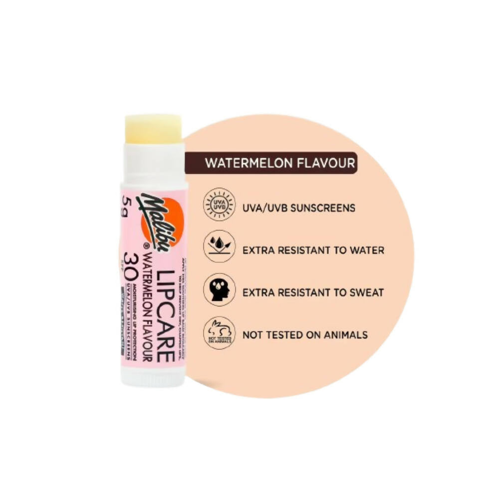 Malibu Watermelon Lip Balm SPF 30 Vegan - Distacart