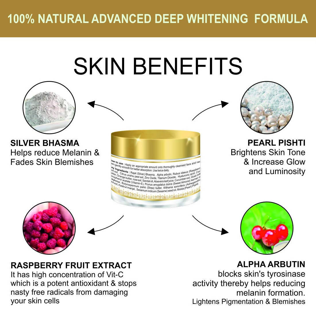 Body Gold Illuminating Whitening Cream - Distacart