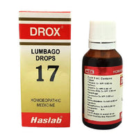 Thumbnail for Haslab Homeopathy Drox 17 Lumbago Drops - Distacart