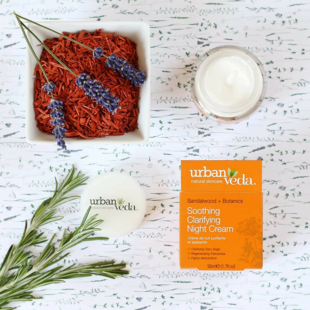 Urban Veda Soothing Clarifying Night Cream - Distacart