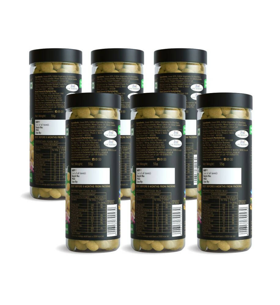 Eatopia Superfoods Jowar Puffs - Cream & Onion - Distacart