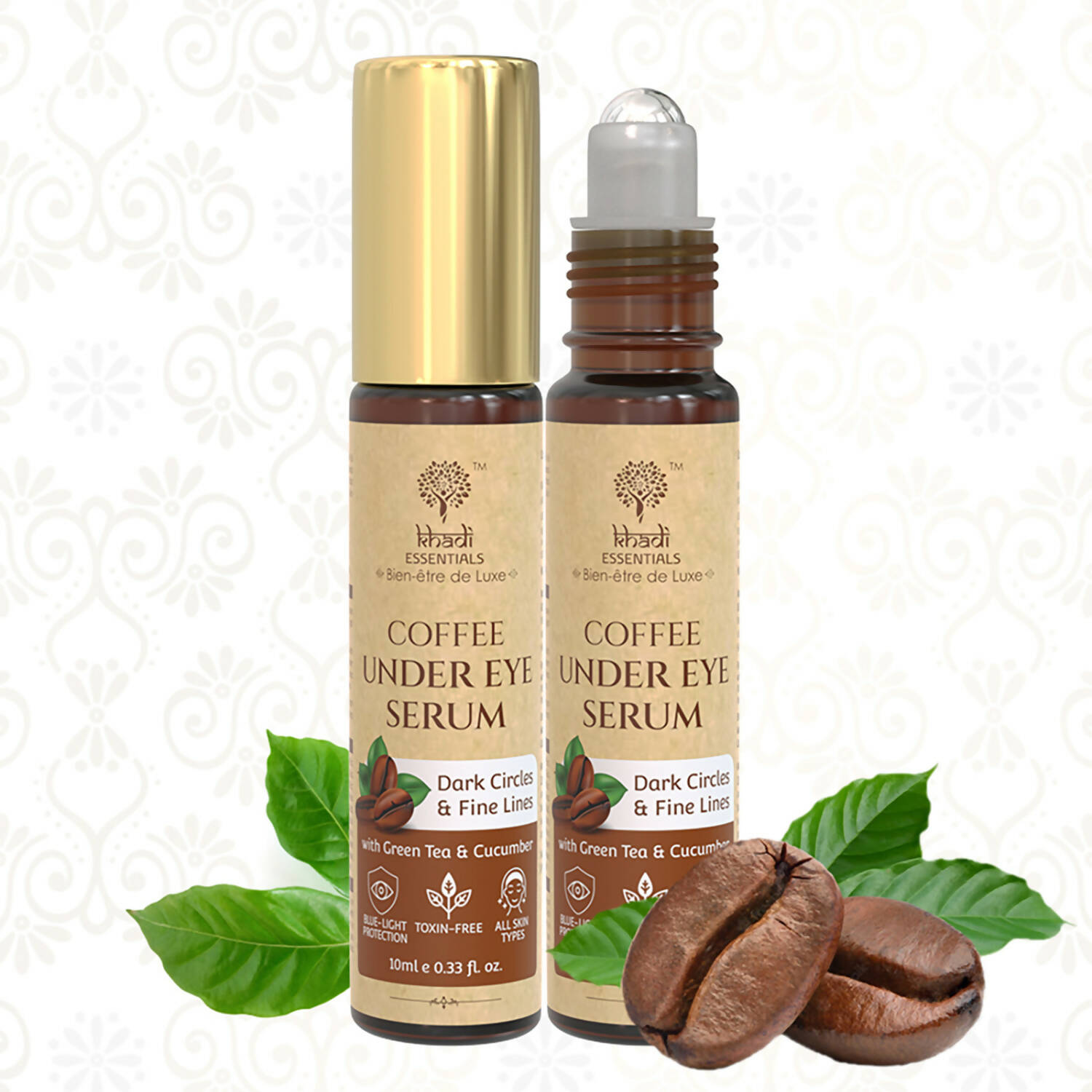 Khadi Essentials Coffee Under Eye Serum - Distacart