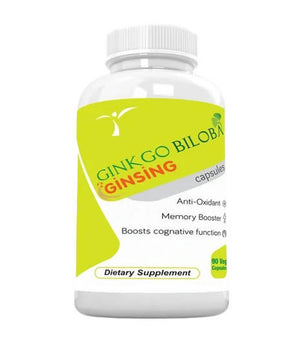 Ramini Bio Nutrition Ginkgo Biloba With Ginseng 500mg Veg Capsules - Distacart
