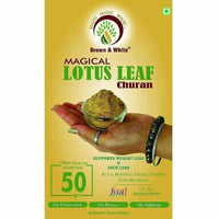 Thumbnail for Brown & White Magical Lotus Leaf Churan (50gm) - Distacart